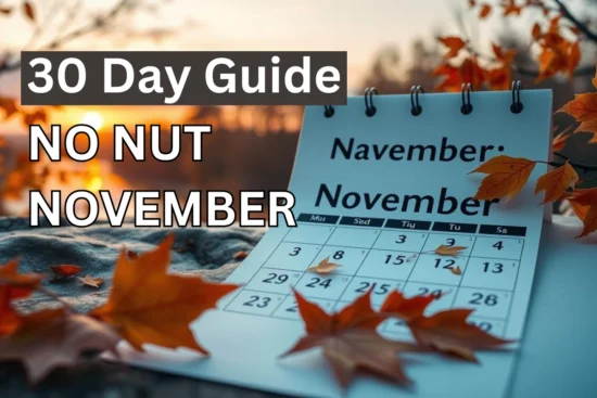 30 day guide for No Nut November