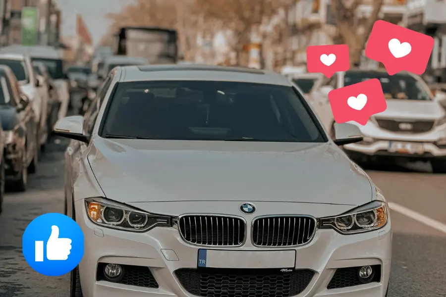 bmw caption drives engagement