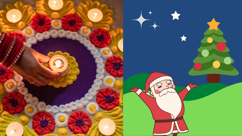 Diwali and Christmas