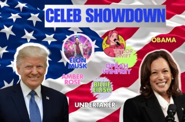 harris vs trump celebrity war