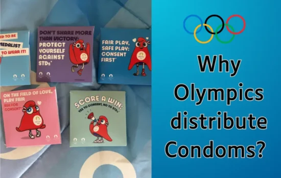 olympics distribute condom