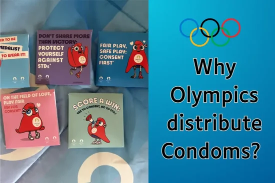 olympics distribute condom