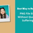 Reduce png file size without losing quality