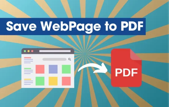 save webpage to pdf