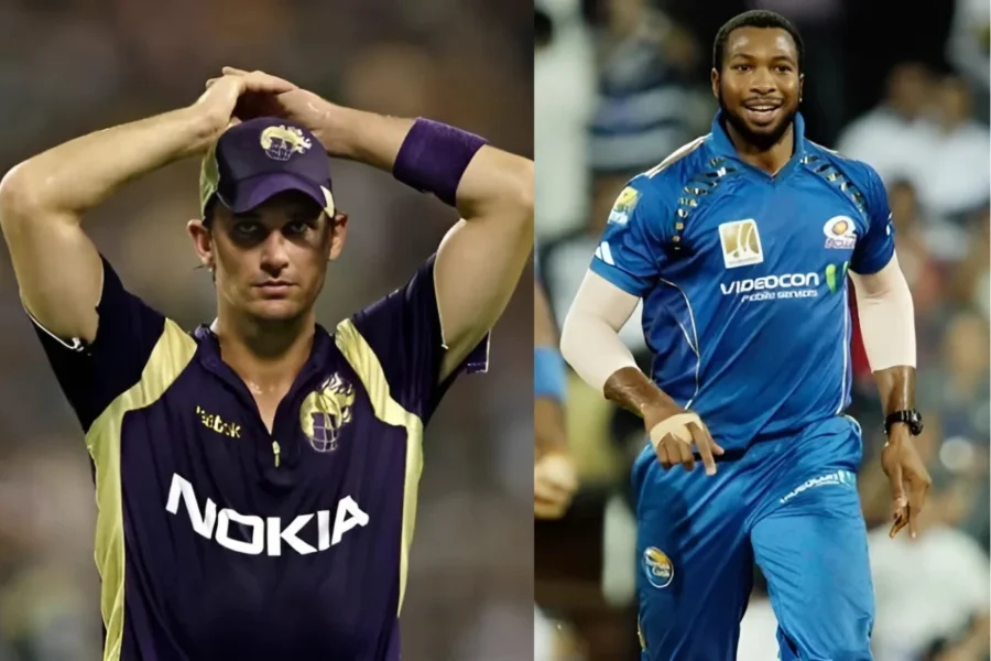 Shane bond and Kieron Pollard in ipl 2010