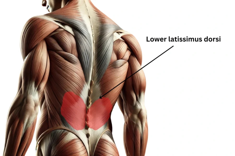 Lower latissimus dorsi