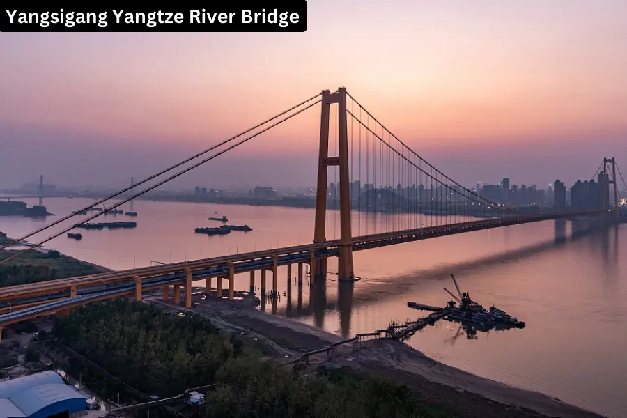 Yangsigang Yangtze River suspension Bridge